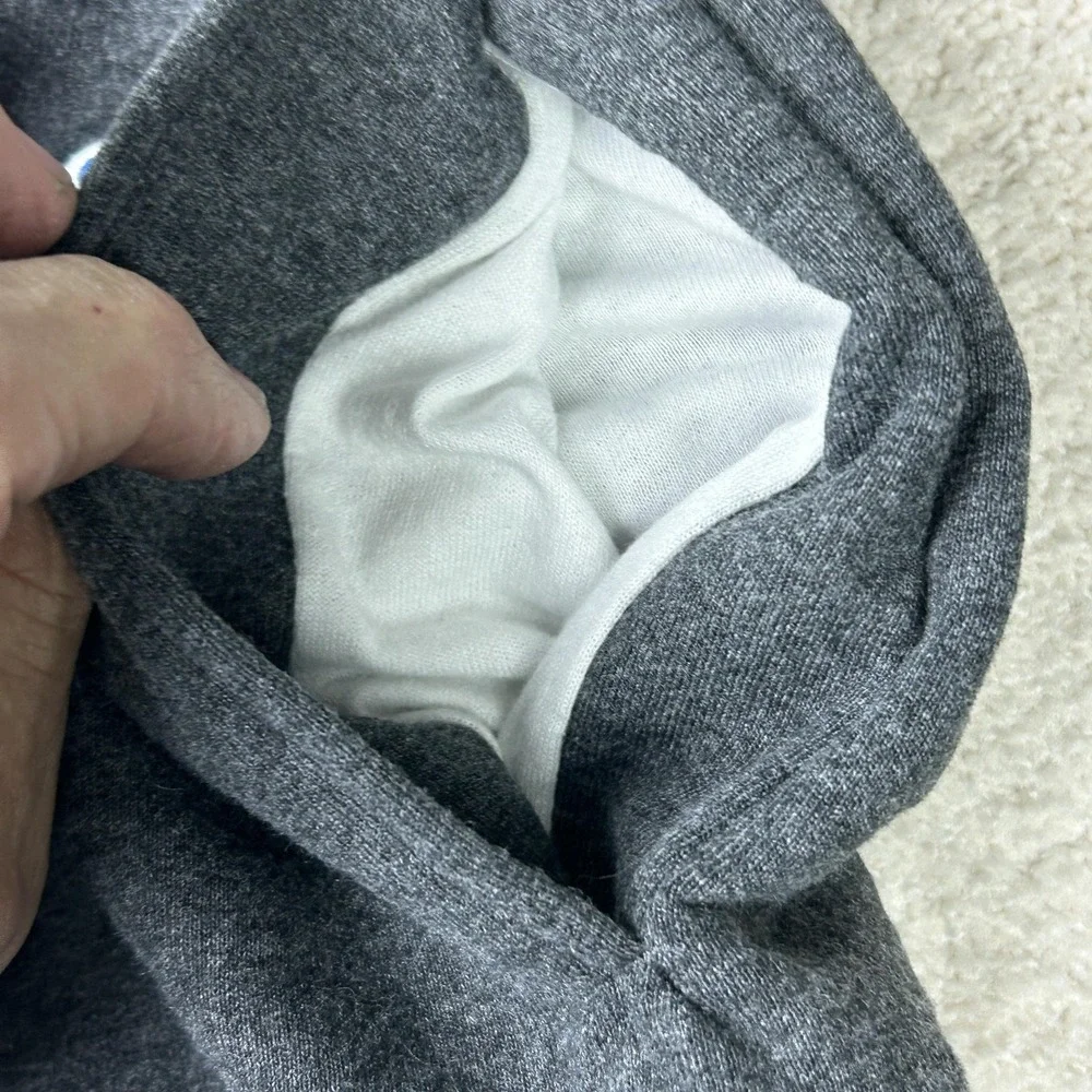 Champion Pants Mens Large Gray Fleece Sweatpants Joggers Drawstring Pockets‎